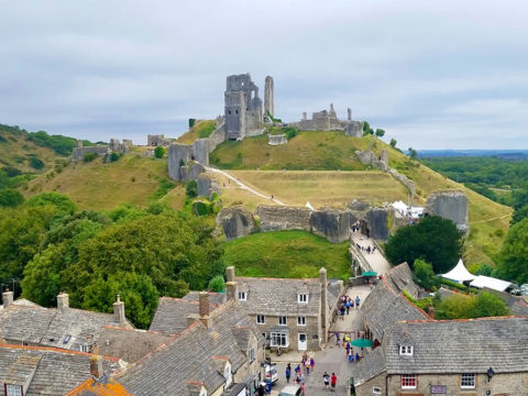 View of the Castle from the Church Tower