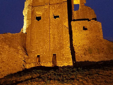 Corfe Castle Winter Lights