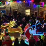 Corfe Castle Christmas Lights 2021