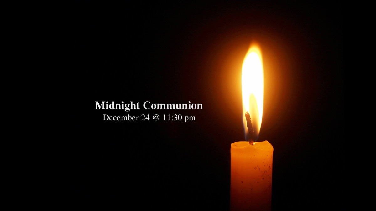 Midnight Communion at St Edwards Church Corfe Castle