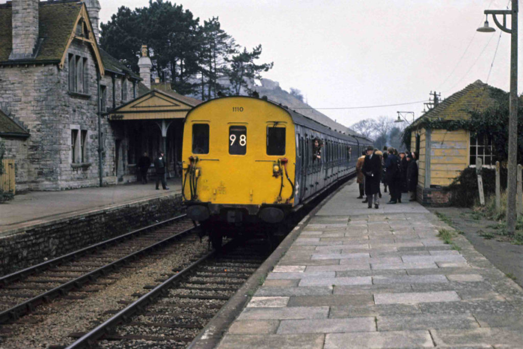 Corfe Castle train statin 1972