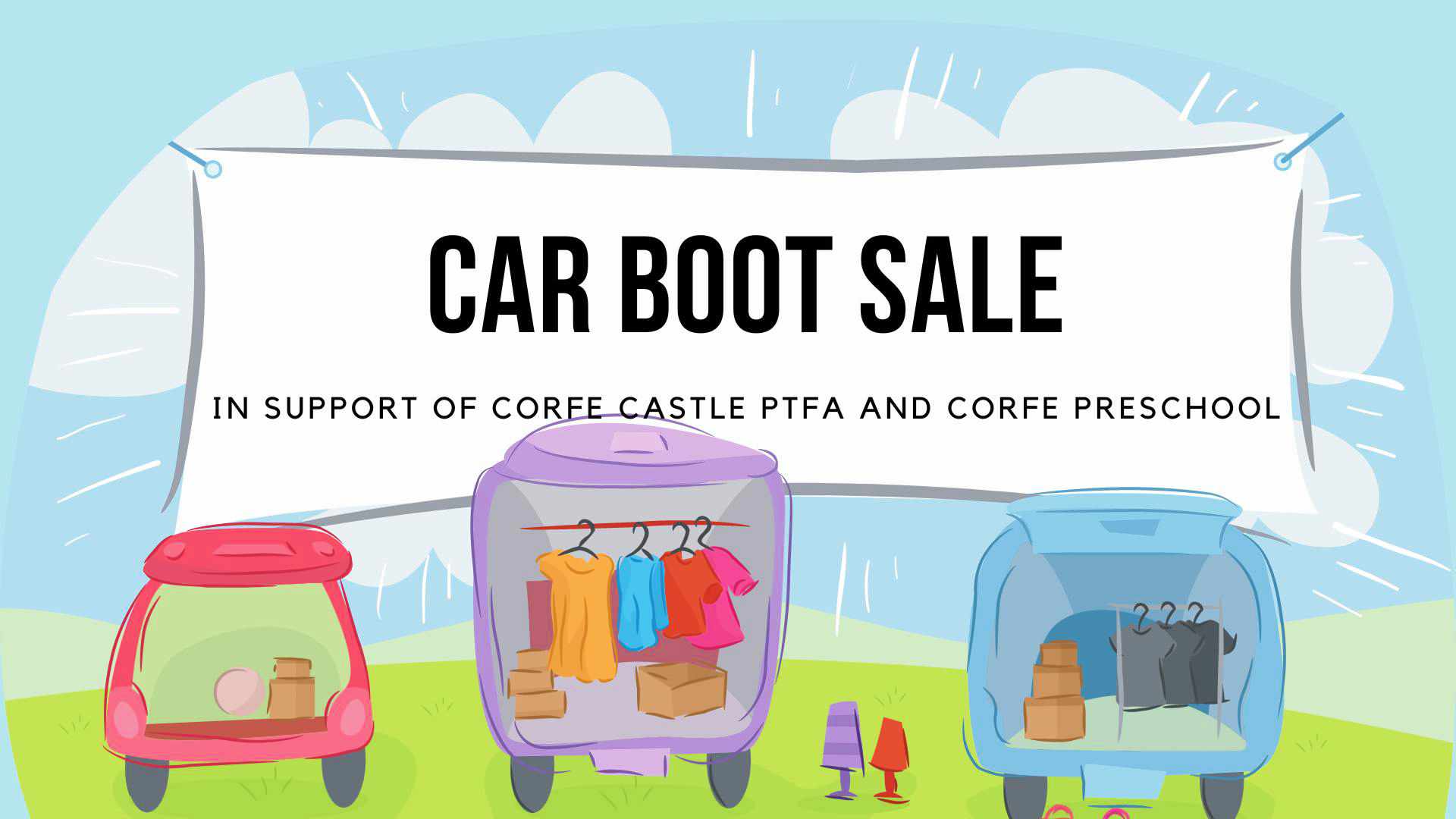 Corfe Castle Primary School Car Boot Sale