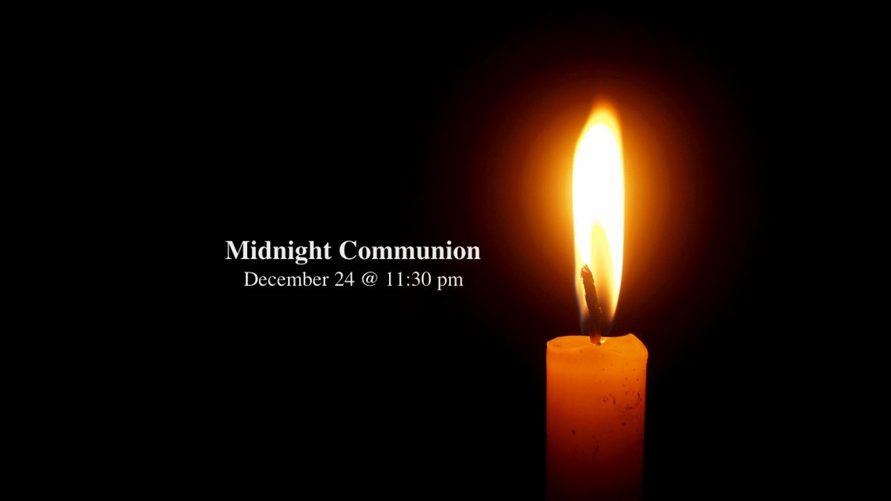 Midnight Communion at St Edward's Church
