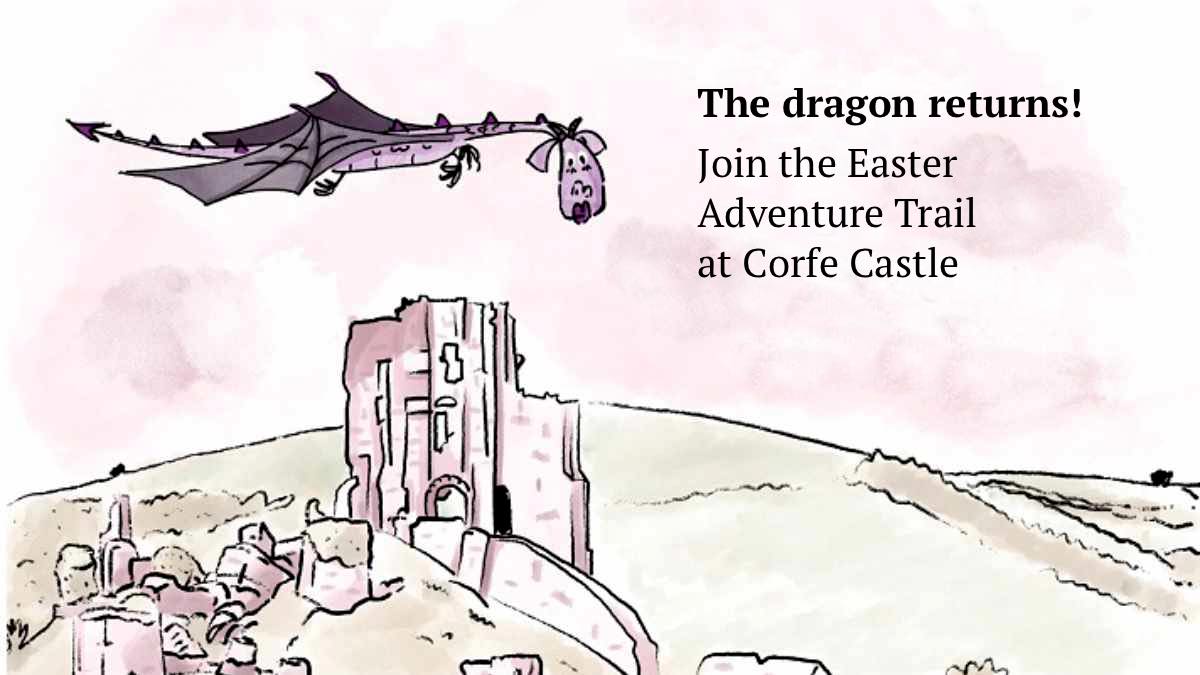 Easter Egg Hunt at Corfe Castle