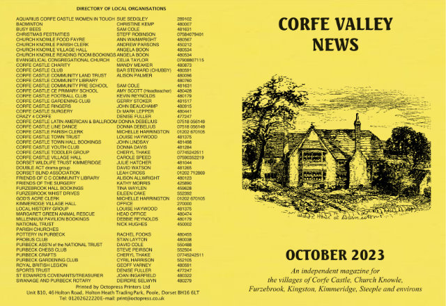 Corfe Valley News, October 2023