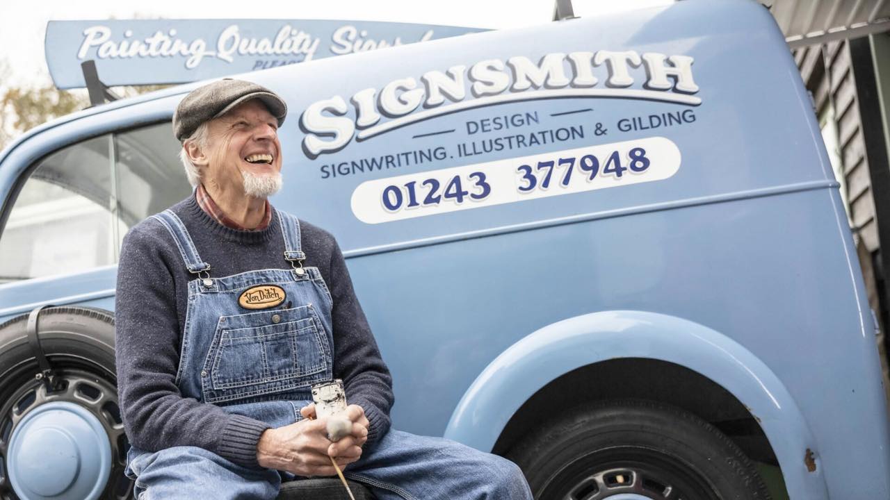 Sign-writing course with Terry Smith