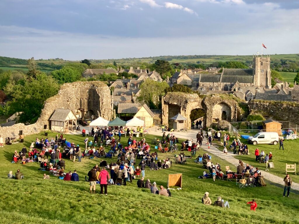 Ve day at corfe castle 01