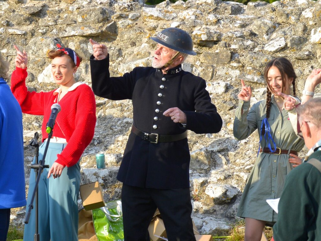 Ve day at corfe castle 04